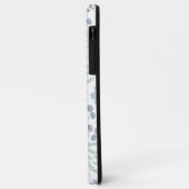 手の図解入りの、写真付きのフローラと葉のパターン Case-Mate iPhoneケース (裏面/左)