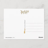 手の図 ポストカード (裏面)