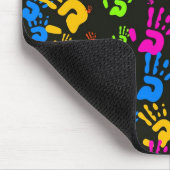 手の壁紙 マウスパッド (コーナー)