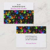 手の壁紙 名刺 (正面/裏面)