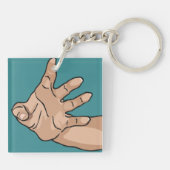 手の届く キーホルダー (裏面)