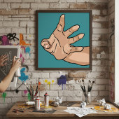 手の届く ポスター