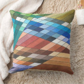 手の幾何絵を描抽象芸術パターン クッション (ブランケット)