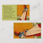 手の忙しい刺繍のニットのかぎ針編みの名刺 名刺 (正面/裏面)