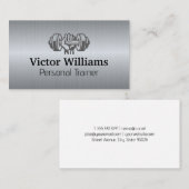 手の持ち上げ重量 | ジムフィットネス 名刺 (正面/裏面)