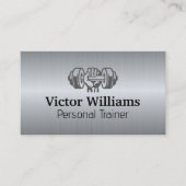 手の持ち上げ重量 | ジムフィットネス 名刺 (正面)