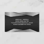 手の持ち上げ重量 | フィットネスとヘルス 名刺 (裏面)