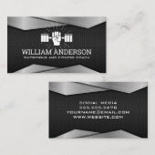 手の持ち上げ重量 | フィットネスとヘルス 名刺 (正面/裏面)