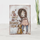 手の挨拶状に達すること サンキューカード (正面)