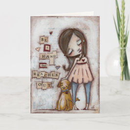 手の挨拶状に達すること サンキューカード