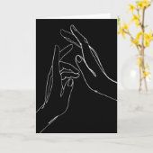 手の救済 カード (黄色い花)