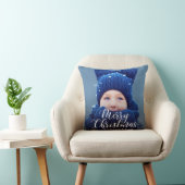 手の教養があるメリークリスマスの休日の写真 クッション (椅子)