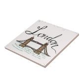 手の教養があるロンドン橋 タイル (側面)