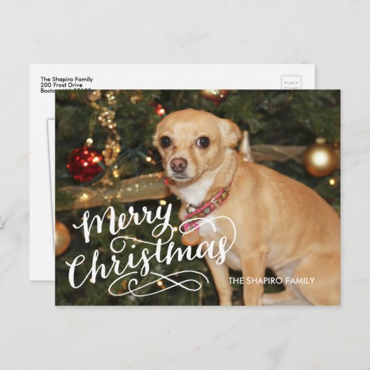 手の教養がある休日カード シーズンポストカード (正面/裏面)