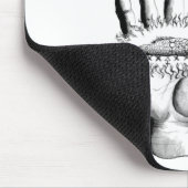 手の日曜日の珍しい錬金術Steampunk マウスパッド (コーナー)