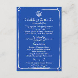 手の書結婚詳細と方向 エンクロージャーカード