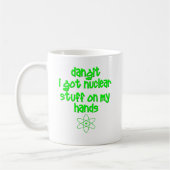 手の核物 コーヒーマグカップ (左)