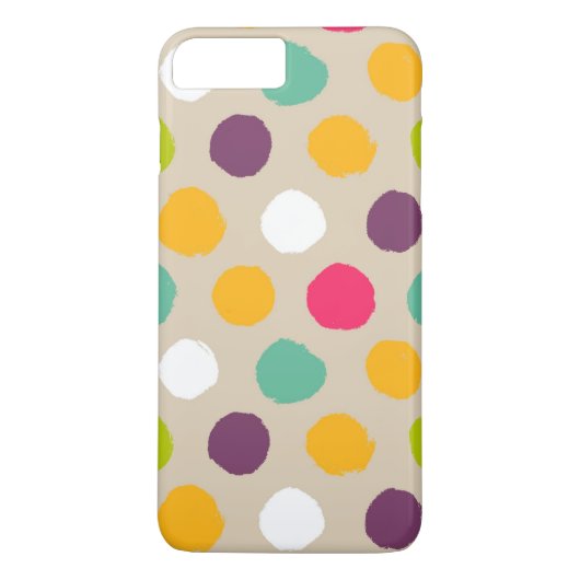 手の水玉模様パターン Case-Mate iPhoneケース (裏面)