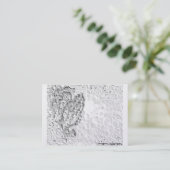 手の真珠の名刺を祈ること 名刺 (スタンド正面)