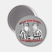 手の磁石を洗う マグネット (正面/裏面)