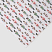 手の絵を描くるみ割りおもちゃ兵士クリスマス 薄葉紙 (詳細)