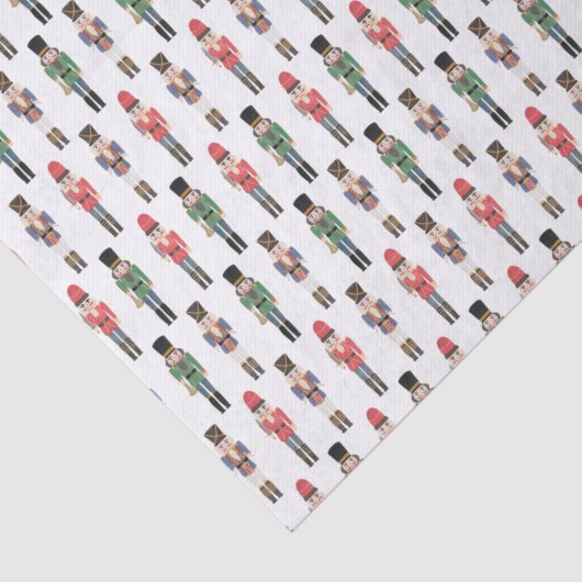 手の絵を描くるみ割りおもちゃ兵士クリスマス 薄葉紙 (詳細)