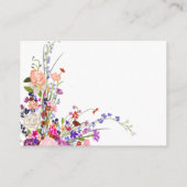 手の絵を描フローラブライダルがレシピをもたらす エンクロージャーカード (裏面)