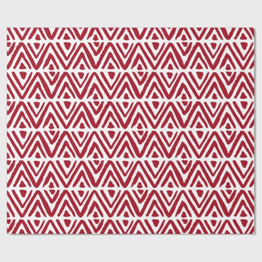 手の絵を描三角形、ダイヤモンドの行のクリスマス ラッピングペーパー (フラット)