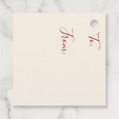 手の絵を描水の色の離れApple Rosh Hashanah フェイバータグ (裏面)