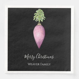 手の絵を描水の色ピンクのクリスマスバウブル