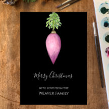 手の絵を描水の色ピンクのクリスマスバウブル