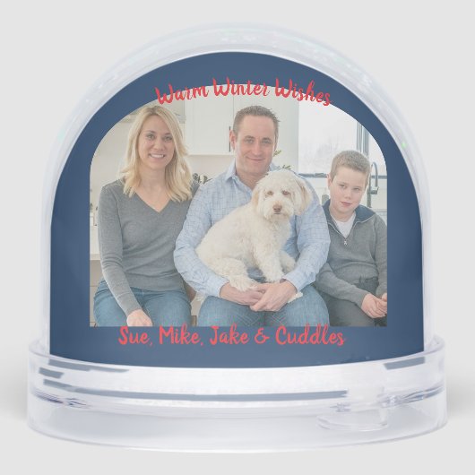 手の絵を描雪だるま写真の追加 (裏面)