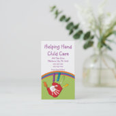 手の育児の名刺の救済 名刺 (スタンド正面)