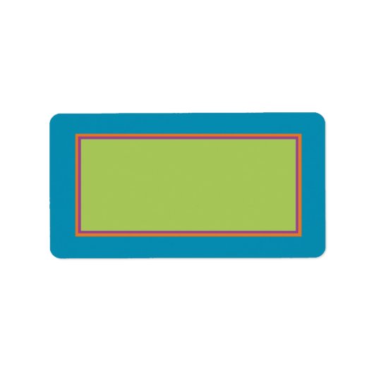 手の育児の郵送物のラベルの救済 ラベル (正面)