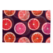 手の色彩の鮮やか柑橘系ダークパターン 枕カバー (裏面)