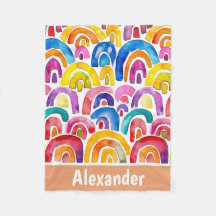 手の色彩の鮮やか水色のボーホレインボウパーソナライズされた