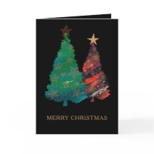 手の色彩の鮮やか輝く水の色のクリスマスの木