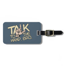 手の荷物タグカスタムに話す