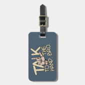 手の荷物タグカスタムに話す ラゲッジタグ (正面縦)