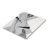 手の落書きを祈ること タイル (側面)