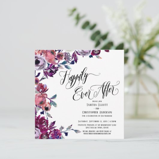 手の込んだ台本の花の後で幸せになはっきりしたる 招待状 (スタンド正面)