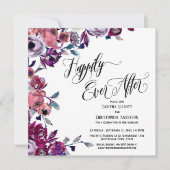 手の込んだ台本の花の後で幸せになはっきりしたる 招待状 (正面)