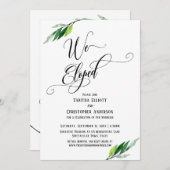 手の込んだ脚本と緑を駆け落とした 招待状 (正面/裏面)