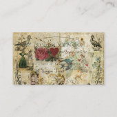 手の鳥 名刺 (裏面)