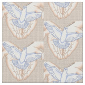 手の鳩 ファブリック (クローズアップ)