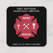 手はっきりした利屋プロフェッショナル修理サービス スクエア名刺 (正面)