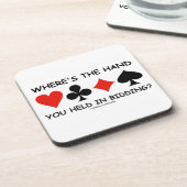 手はどこで値をつけることで握られますか。 橋 コースター (左側)