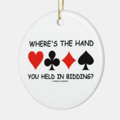 手はどこで値をつけることで握られますか。 橋 セラミックオーナメント (左)