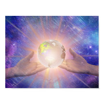 手はグローブ白熱［赤熱］光を放つを持つ。