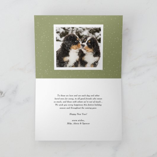 手は非常に明けましておめでとうの2018年の写真に文字を入れました シーズンカード (内部)